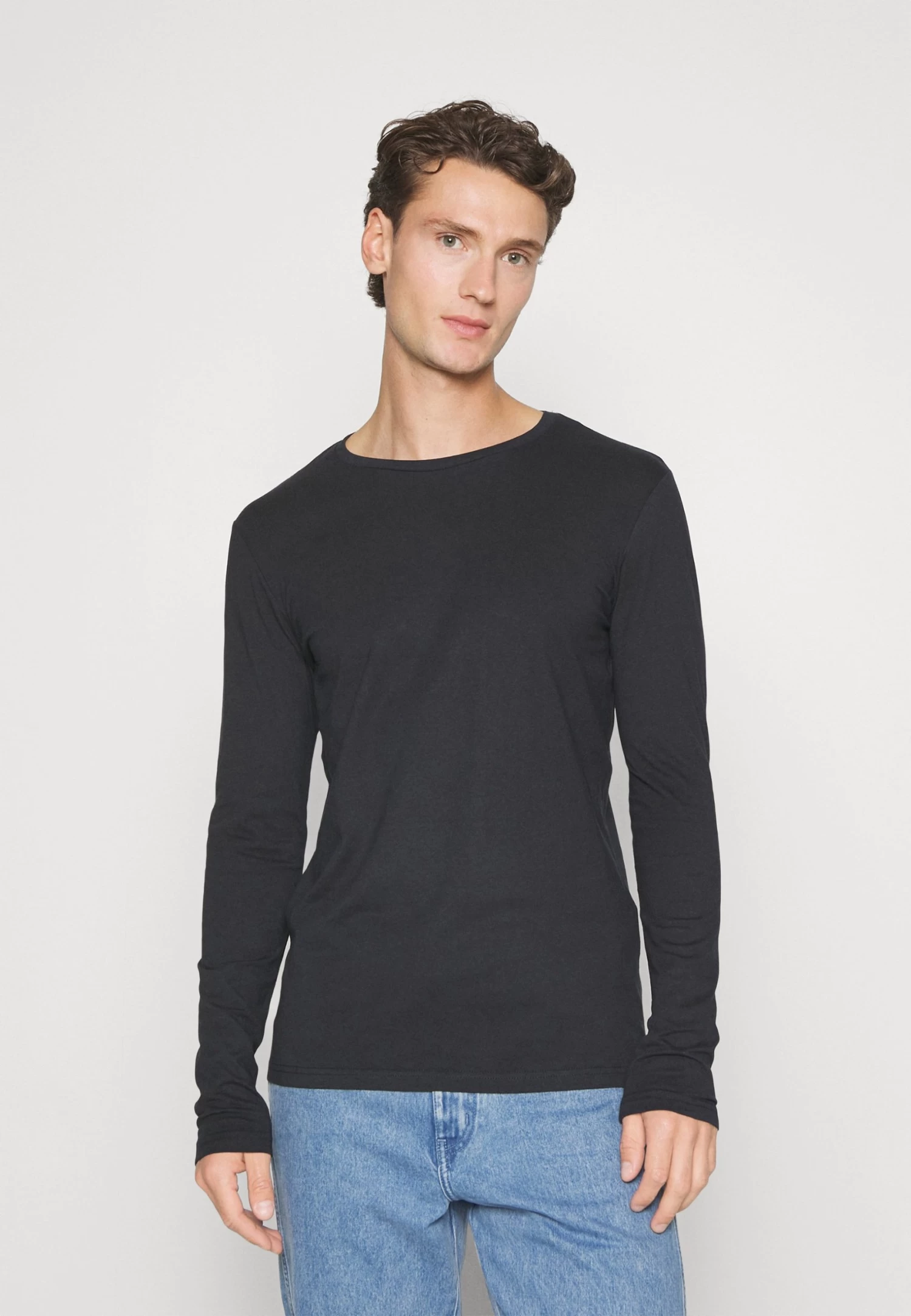 Pier One 2 Pack - Longsleeve - Bordeaux/Dark Blue 2 Pier One 2 Pack - Longsleeve - Bordeaux/Dark Blue - Afbeelding 2