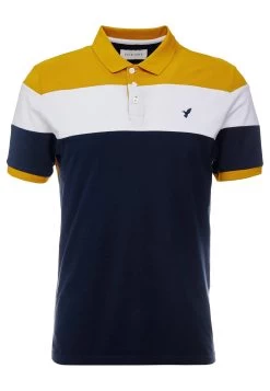 Pier One Poloshirt - Dark Blue/Mustard -Pier One 0b5fce5dbc704513a7b73ce874c509e3