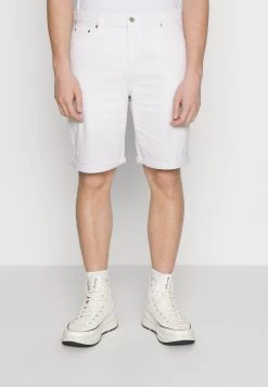 Pier One Colored Twill White Denim - Jeansshort - White Denim