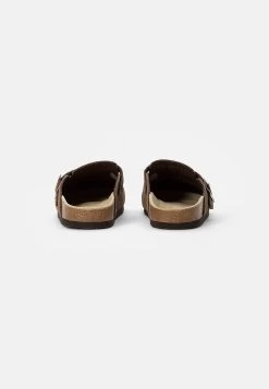 Pier One Leather Unisex - Pantoffels - Brown -Pier One 18a09b6c3e71439784e427988b058842