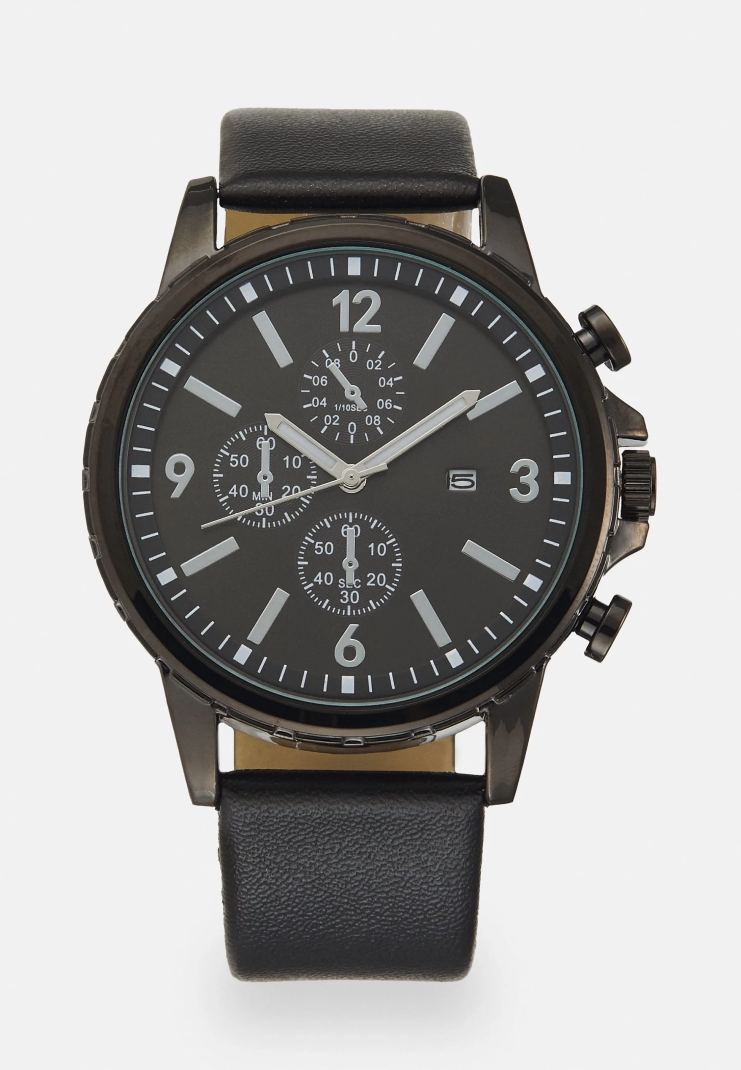 Pier One Unisex - Chronograaf - Black 1 Pier One Unisex - Chronograaf - Black