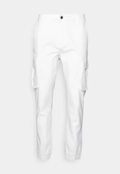 Pier One Cuffed Skinny Trouser- Cargobroek - White -Pier One 4e3aede249bc4129bbf969f1fa9be9f5