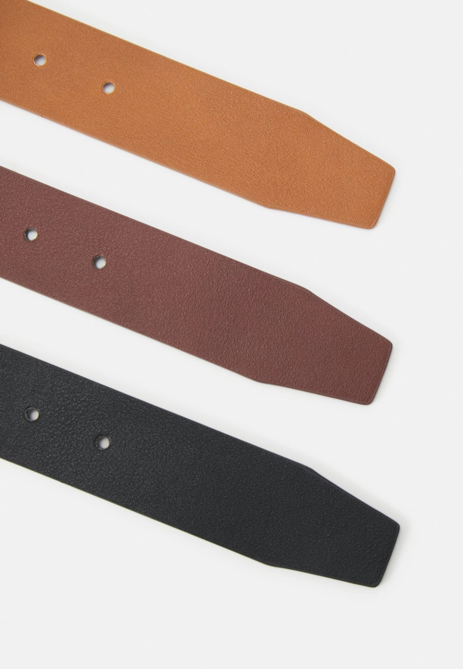 Pier One 3 Pack Unisex - Riem - Black/Brown/Cognac 3 Pier One 3 Pack Unisex - Riem - Black/Brown/Cognac - Afbeelding 3