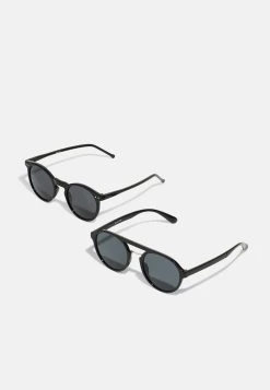 Pier One Unisex 2 Pack - Zonnebril - Black