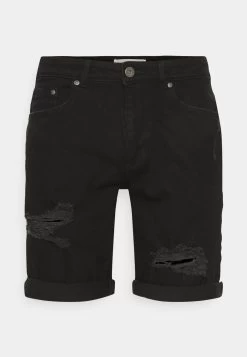 Pier One Jeansshort - Black