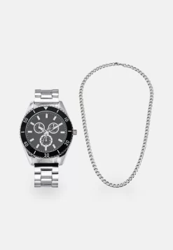 Pier One Horloge - Silver-Coloured