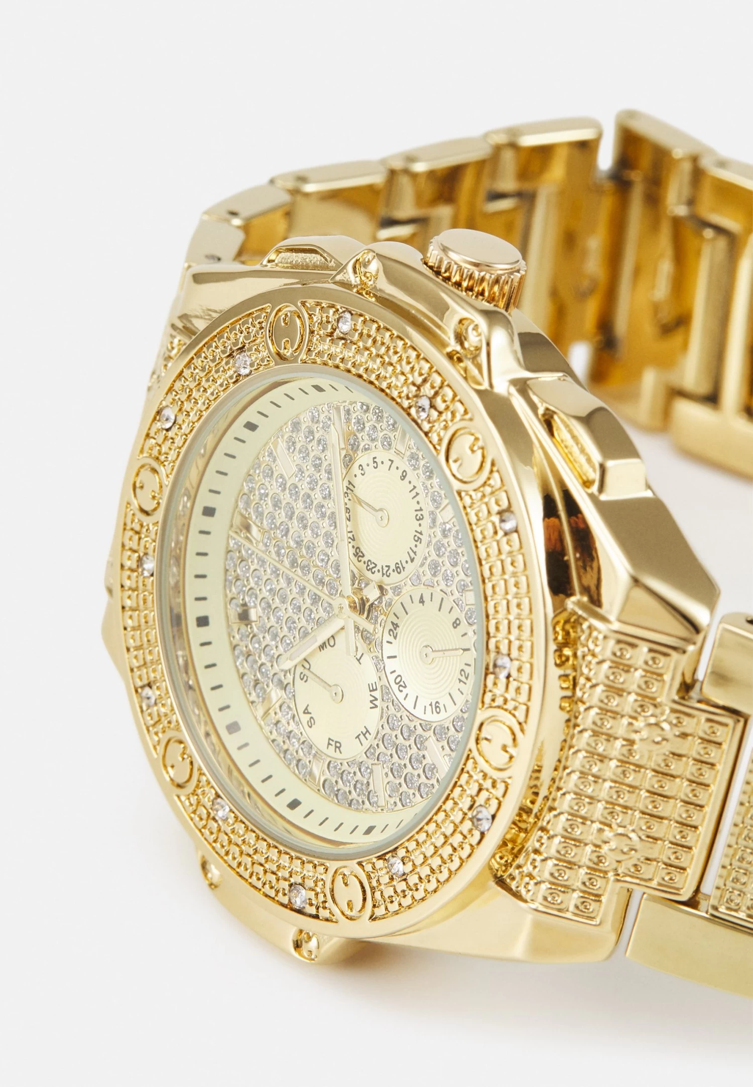 Pier One Unisex - Horloge - Gold-Coloured 4 Pier One Unisex - Horloge - Gold-Coloured - Afbeelding 4