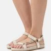 Pier One Leather - Sandalen - Beige