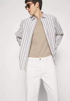 Pier One Carpenter Colored Twill- Straight Leg Jeans - Off-White -Pier One 77b17a64a879489bb9510906e2f8dbc4