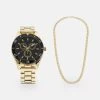 Pier One Set Unisex - Horloge - Gold-Coloured