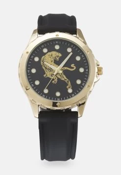 Pier One Unisex - Horloge - Black/Gold-Coloured