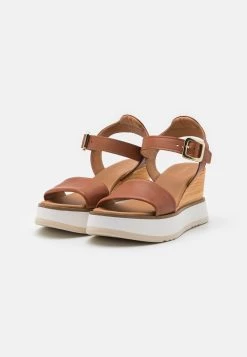 Pier One Leather - Sandalen Met Plateauzool - Cognac -Pier One 876b39d7b9fe40eb819aeeec5d1ebd2c