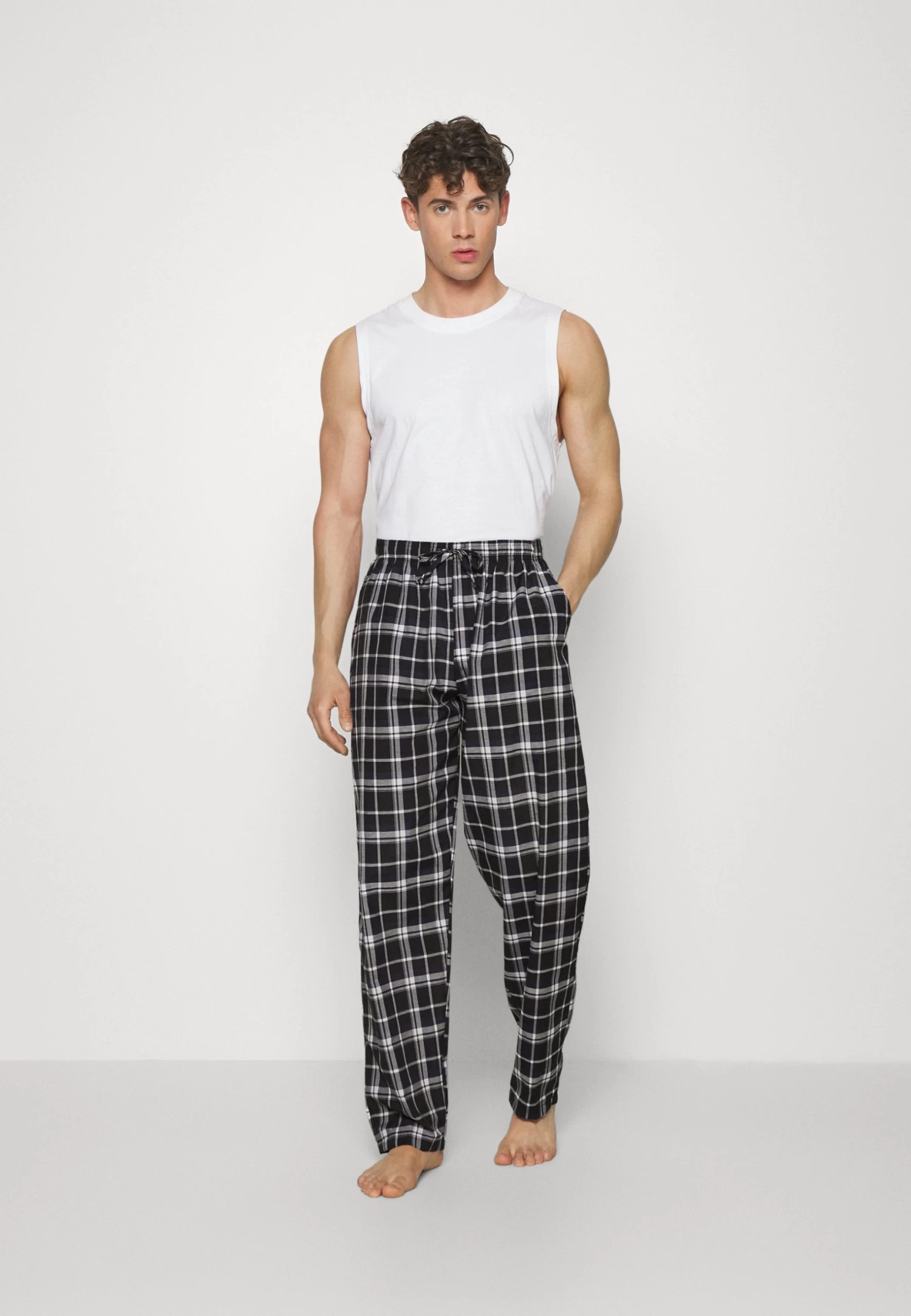 Pier One 2 Pack - Pyjamabroek -Dark Blue 1 Pier One 2 Pack - Pyjamabroek -Dark Blue