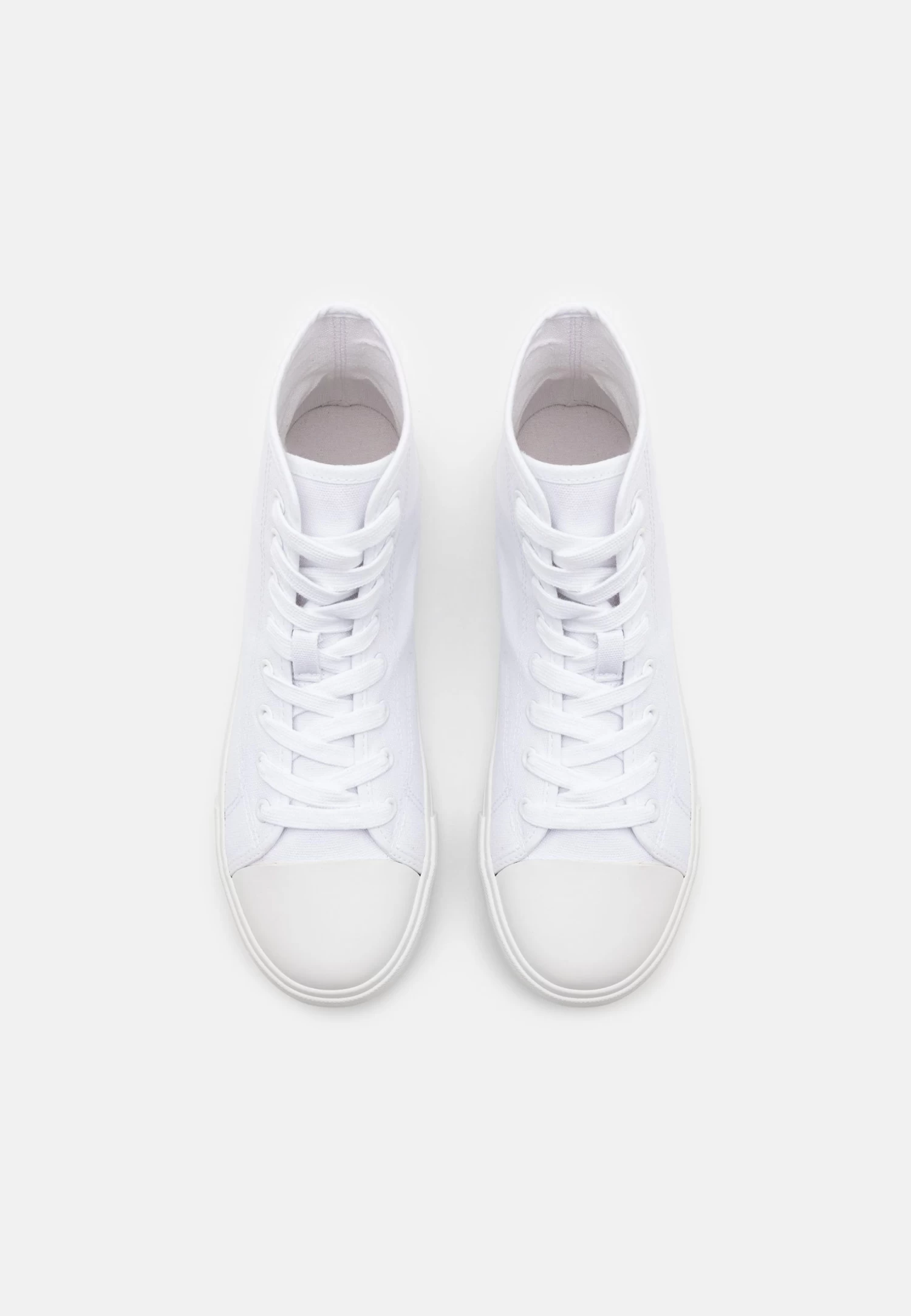 Pier One Unisex - Sneakers Hoog - White 4 Pier One Unisex - Sneakers Hoog - White - Afbeelding 4