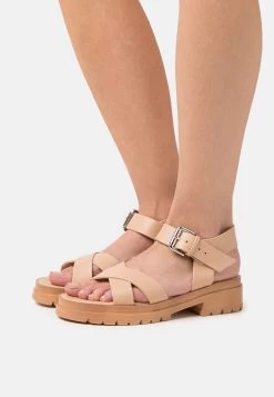 Pier One Leather - Sandalen - Beige