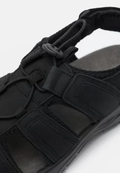 Pier One Leather - Outdoorsandalen - Black -Pier One ab894321bfec480fbf3db5c6bf0d1f1f scaled