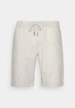Pier One Linen Blend Drawcord Shorts- Shorts - Beige -Pier One ad307b3758f94473ba5277a4cff77e39