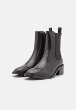 Pier One Leather- Korte Laarzen - Black -Pier One b7042fecf6ff42c1a440708ce3e55e9e