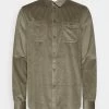 Pier One Corduroy Overshirt - Overhemd - Khaki