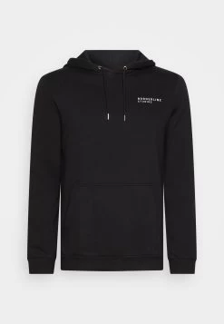 Pier One Hoodie Circle Back - Sweater - Black -Pier One cd922746362645b4a14b24cc1d1fbeaf