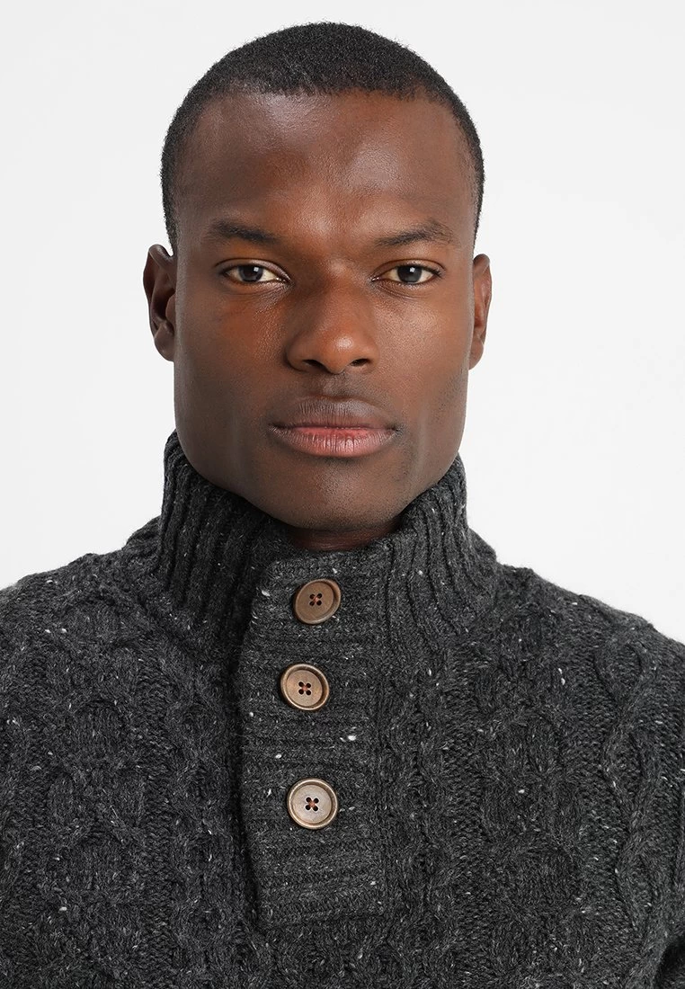 Pier One Trui - Mottled Dark Grey 5 Pier One Trui - Mottled Dark Grey - Afbeelding 5