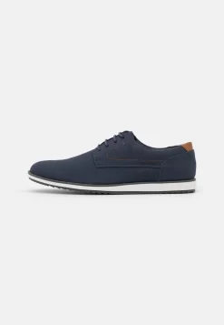 Pier One Sportieve Veterschoenen - Dark Blue
