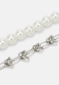 Pier One 2 Pack Unisex - Ketting - Silver -Pier One f0386c66f33643f9a20dceab9586d469