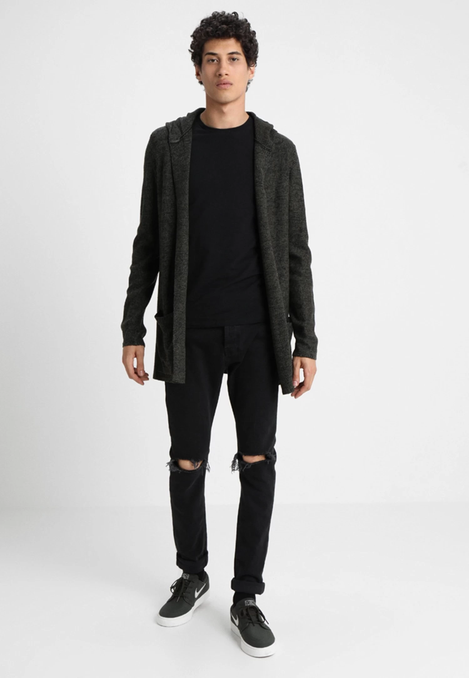 Pier One Vest - Black/Olive 2 Pier One Vest - Black/Olive - Afbeelding 2