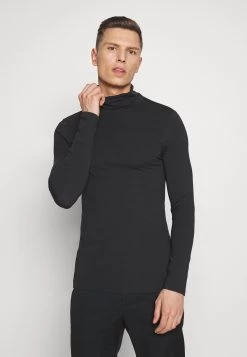 Pier One 2 Pack - Longsleeve - White/Black -Pier One f96a38dd458040bb8ba797214d8d74e6