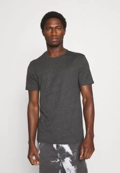 Pier One 3 Pack - T-Shirt Basic - Black/Mottled Dark Grey/Bordeaux -Pier One fbb1fa11fda54722bafd9df33f46d342