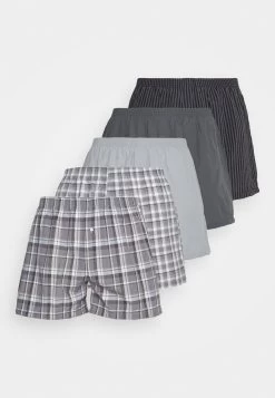 Pier One 5 Pack - Boxershort - Black/Grey/White